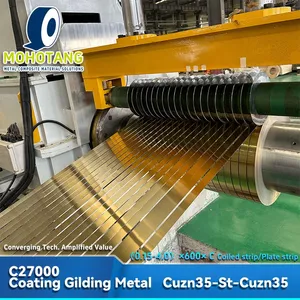 C27000 Brass Steel Brass Copper-Steel Clad Plate 0.15mm C2700/If/ C2700 H65 Alloy thumbnail-2