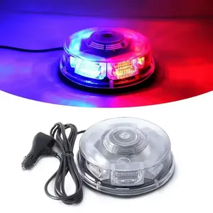 Vehicle-mounted 24LED Flashing Light Circular Magnetic Traffic Warning Light Safety Signal Light thumbnail-5