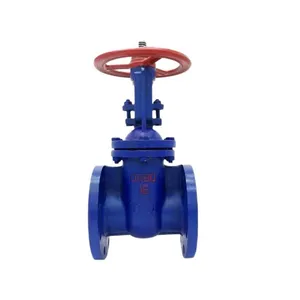 BS Ductile Iron Gray Cast Iron HT200 GG25 PN16 Flange Elastic Seat Soft Seal Gate Valve Factory Price thumbnail-1