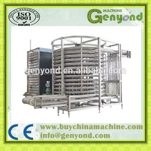 Factory IQF Quick Freezing Tunnel Frozen Fruit Vegetable Food Maker Flash Spiral Freezer Equipment Machine in China thumbnail-2