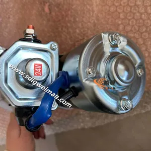 Hyundai Excavator Parts Genuine YUBP-02414(3863128) MOTOR-STARTING for R210LC7 thumbnail-3