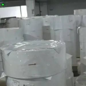 Vellum(matt) Adhesive Paper for Label Die Cut and Printing Good, Need Wax Ribbon When Use Barcode Printer thumbnail-2
