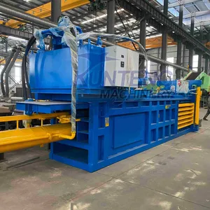 Industrial Hydraulic Horizontal Straw Agricultural Waste Metal Baler Municipal Solid Waste Baler EPC thumbnail-5