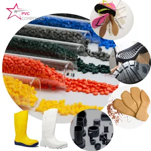 FDA Anti-Oil PVC Compound Pellets for Wellington Boots/Kids Shoes Food Industry thumbnail-2