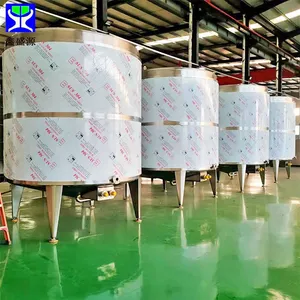 Stainless Steel Edible Oil Storage Tank Food Grade 304 Stainless Steel Insulated Milk Storage Tank Vertical Stainless Steel Water Storage Tank thumbnail-2