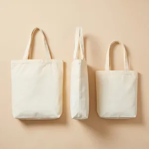 Canvas Tote Bag With Ribbon Pattern thumbnail-3