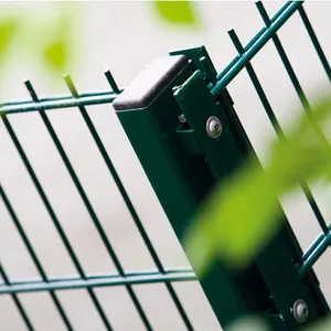 2D Double Wire Fence Panel | Galvanized Welded Mesh Security Fence for Commercial and Industrial Areas thumbnail-2