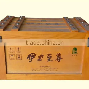 Pine Wood Wine Boxes,lightweight Wood Box thumbnail-1