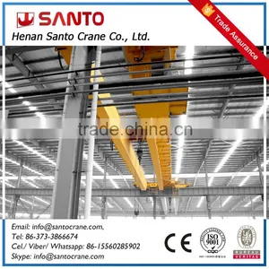 Low Cost and High Efficiency Double Girder Electric Overhead Bridge Crane 30t thumbnail-1