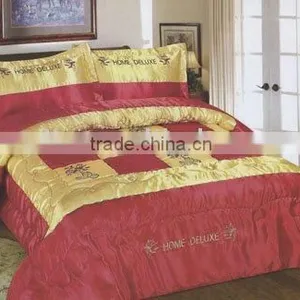 3Pcs Taffeta Embroidery Comforter Set thumbnail-1