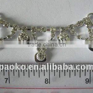 TFXD-110929A3 ZINC ALLOY New Fashion Crystal Rhinestone Buckle for Garment thumbnail-1