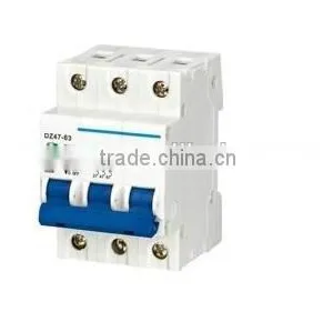 MCB Circuit Breaker for DIN Rails,DZ47-63 MCB(New Type With Indicator) Mini Circuit Breaker thumbnail-3
