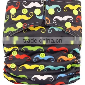 Washable Baby Diaper AIO Diapers With Bamboo Charcoal Innber thumbnail-2