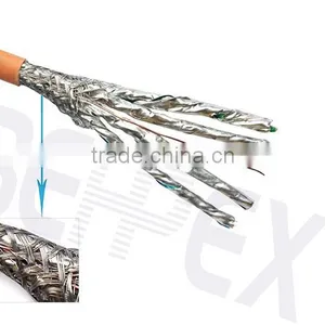 10GB 600MHz CAT7 SFTP Solid Cable Cat 7 Copper Wires thumbnail-1