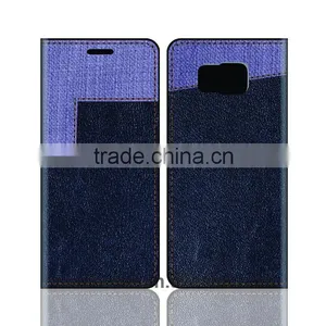Shenzhen KVQ Factory Exclusive Design Luxury Jeans Wallet Case for Sony M5 Ultra thumbnail-3