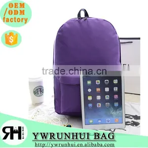 2015 Hot New Products Solid Color Trendy School Backpack,laptop Backpack thumbnail-2