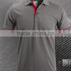 Custom 65%Cotton 35%Polyester Men's Polo Shirt With Solid Color Embroidery thumbnail-4