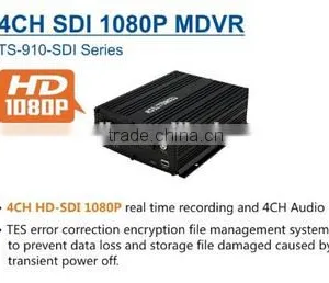 Teswell 4ch 3g 4g Gps Wifi SDI HD 1080P Mobile Dvr/3g Mdvr for Bus Police Car Security Solution thumbnail-4
