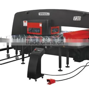 T30 Manufacturing CNC Punching Machine Hydraulic Punch Press With FANUC Oip CNC Control thumbnail-1