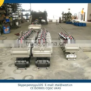 ATseries CE, ISO, Rack Pinion Butterfly Valve Pneumatic Actuator,pneumatic Actuator Ball Valve thumbnail-1