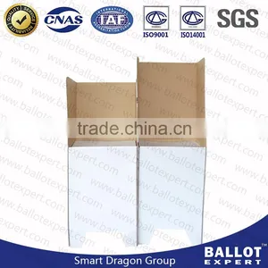 Foldable Corrugated Ballot Booth For Election thumbnail-1