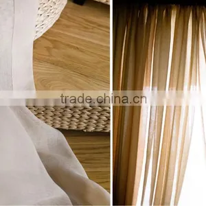 Plain Coloured Polyester Linen Curtain Fabric thumbnail-2