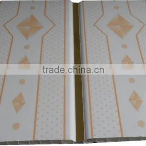 10'' Width New Style Trinidad Pvc Ceiling Panel & Wall Panel With Sivler Strip,middle Groove G130 thumbnail-3