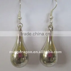 CHINESE TIBET SILVER EARRING EARDROP thumbnail-1