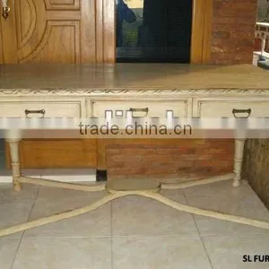Writing Table - Wooden Desk thumbnail-1