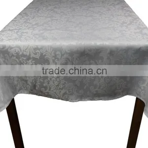 100% Polyester Cheap Jacquard Tablecloth thumbnail-1