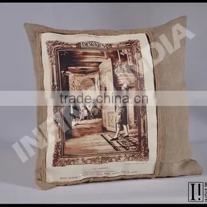 Vintage Custom Made Design Cushion, Vintage Cushion thumbnail-1
