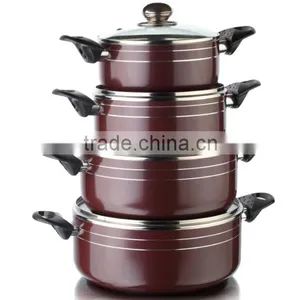 Best Saling Aluminum Non Stick Pressed/Forged Caldero Cooking Pot Sets thumbnail-3