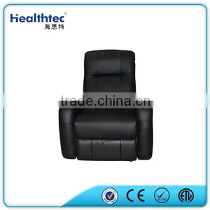 Relax Black Leather Recliner Sofa Cover Living Room Furniture thumbnail-1
