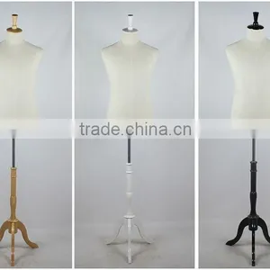 Torso Male Mannequins With Wood Base Mannequin thumbnail-2