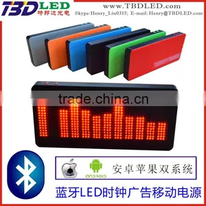 Power Bank LED Display Music Light Power Bank,power Bank With Bluetooth/Dual USB Power Bank,power Bank 10000mAh, thumbnail-5