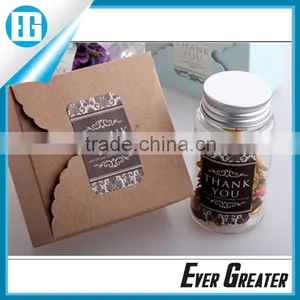 Clear Round Stickers,Diecut Label Sheet Blank,custom Gift Box Sticker Packaging Label thumbnail-1