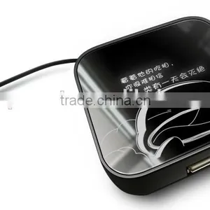 Computer Led Logo 4 Port Usb Hub With Mirror as Promotional Gift thumbnail-2