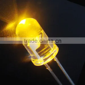 Epistar Chips 588-595nm 25000mcd 5mm Yellow Led Diodes thumbnail-1