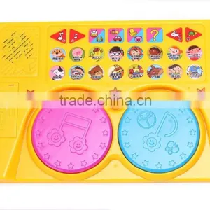 Plastic Double Drums for Little Kids Playing While Learning thumbnail-4