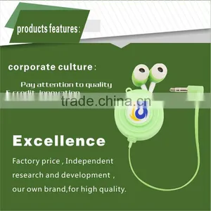 Top Quality Factory Price 3.5mm Stereo In-ear Design SR5 One -way Retractable Headphones Earbuds for MP3 Android Samsung LG IOS thumbnail-6