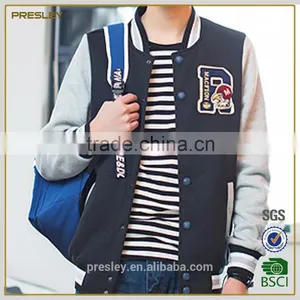 2016 Wholesale Price Letterman Jacket Student Hoodie Sportwear Young Men thumbnail-1