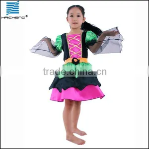 Halloween Carnival Girls Spider Witch Costume for Party thumbnail-4