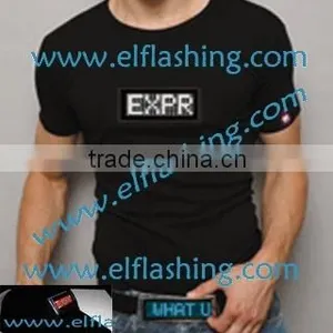 LED Message T-shirt,can Change Message T-shirt thumbnail-1