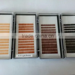 Length 4mm-8mm Length Elegant Eyebrow Extension Brown and Black Eyebrow thumbnail-1