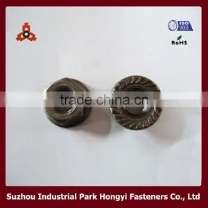 Stainless Steel Hex Flange Bolt Nut With Knurled thumbnail-1