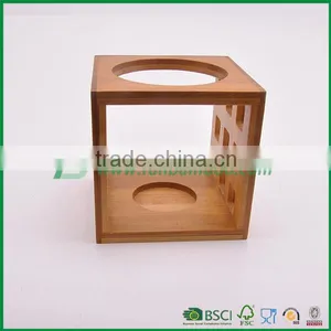 Luxurious Bamboo Wine Bottle Holder Rack for Single Fuboo thumbnail-1
