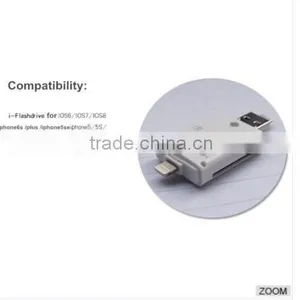 2016 the Most Popular 8gb/ 16gb / 32gb 64gb OTG USB Flash Drive For IPhone With Logo Custom thumbnail-3