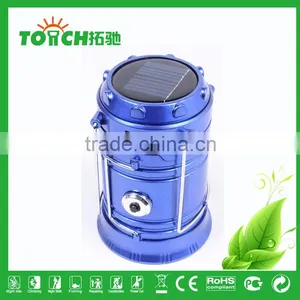 Brand New Plastic Rechargeable Emergency Camping Light High Quality LED Camp Torch Lamp 2 in 1 Lantern thumbnail-3