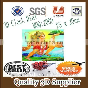 Guangzhou Lifeng Antique Wall Clock 3D Dial Fashionable Style thumbnail-1