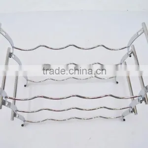 Customized Shining Fashionable Metal Wine Shelf Rack Quality Choice thumbnail-6